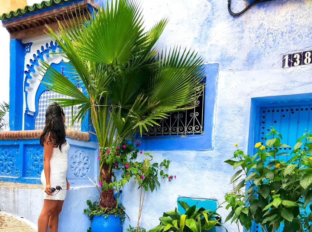 Chefchaouen blue medina on a 10 day Morocco itinerary