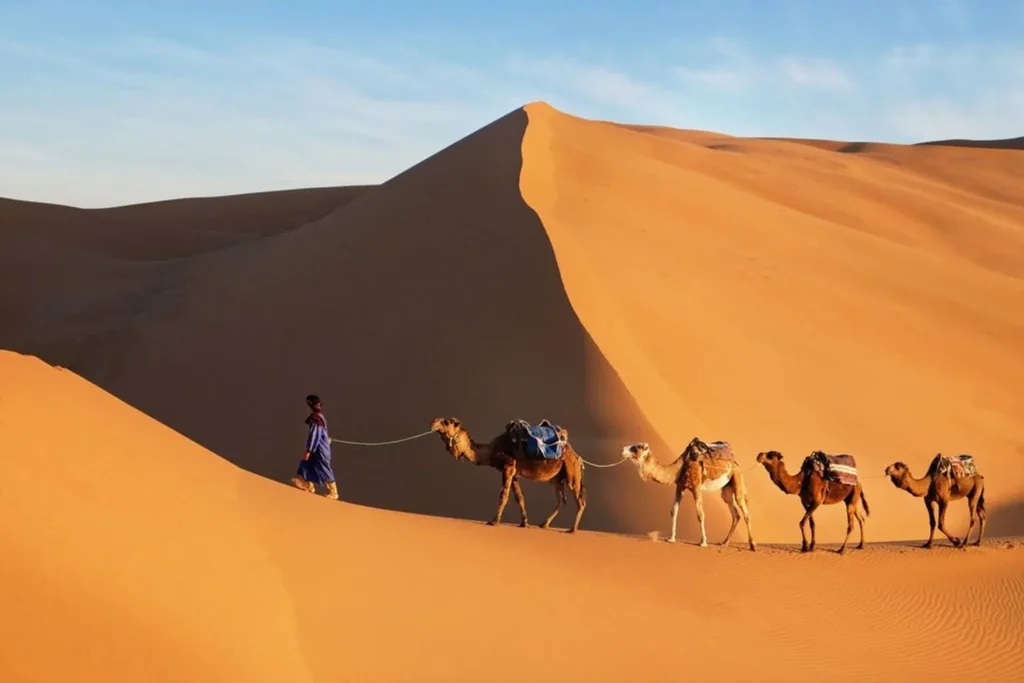10 day Morocco itinerary: Sahara dunes near Merzouga