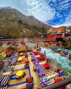 Ourika Valley landscape on a day trip from Marrakech