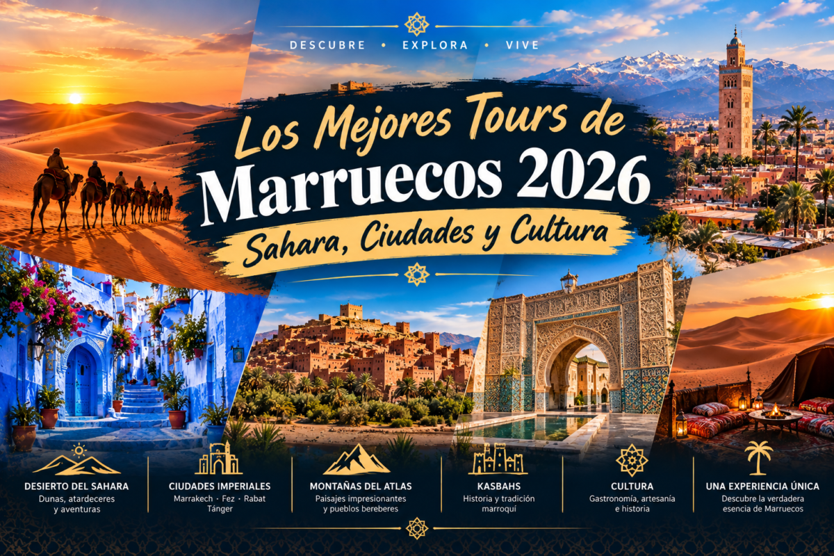 Mejores tours por Marruecos 2026: Sáhara y cultura