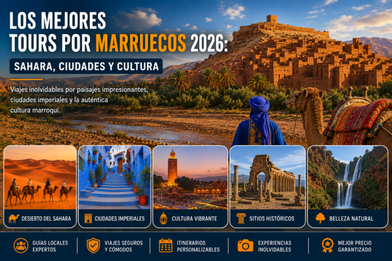 Mejores Tours por Marruecos 2026: Sahara y Cultura