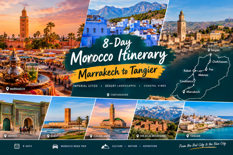 8-Day Morocco Itinerary: Marrakech to Tangier