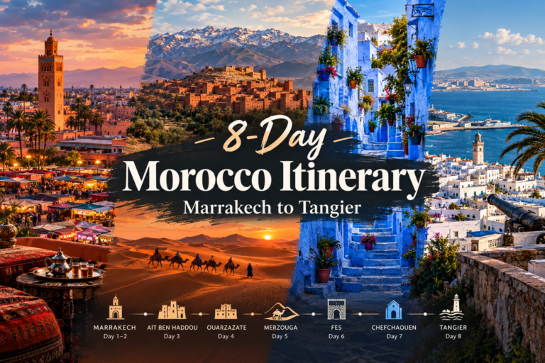 8-Day Morocco Itinerary: Marrakech to Tangier