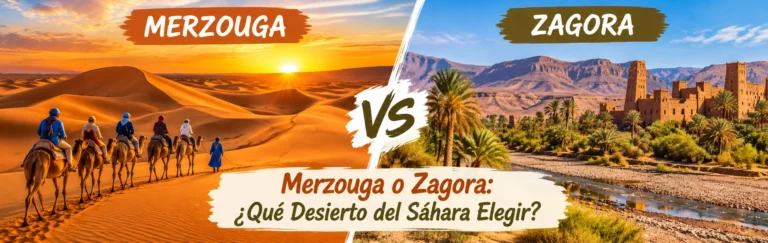 Merzouga o Zagora: ¿Qué Desierto del Sáhara Elegir?